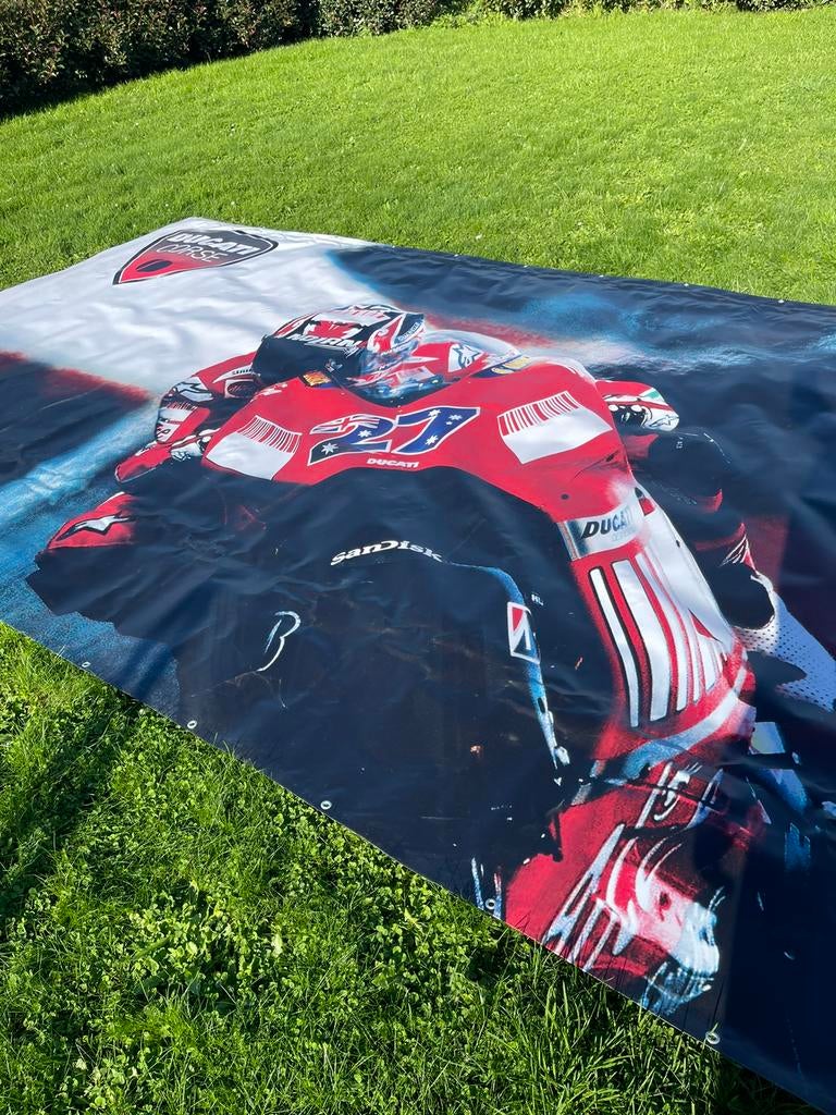 Ducati vinyle Moto GP 5,46M sur 2,84M, Enlèvement