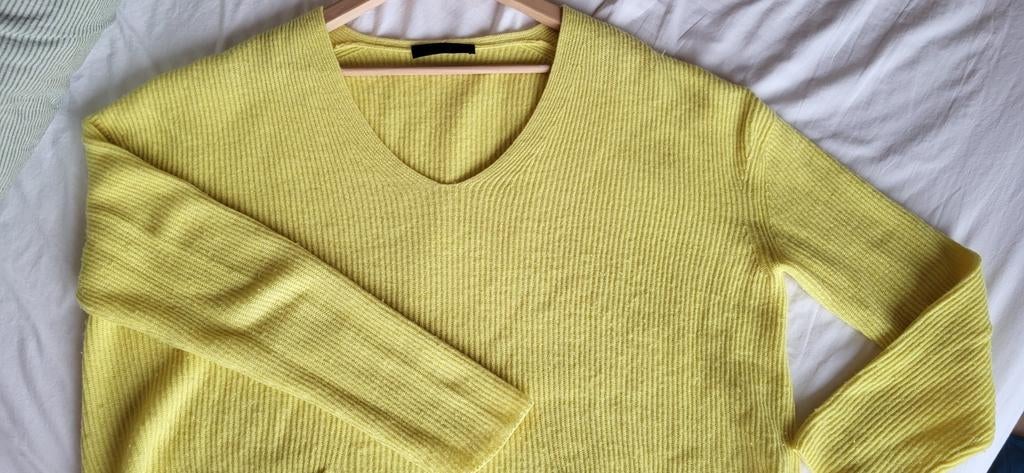 FFC wollen trui geel, Geel, Maat 42/44 (L), Ophalen of Verzenden, FFC