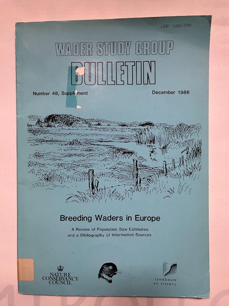 Breeding Waders in Europe. Wader Study Group Bulletin., Ophalen of Verzenden