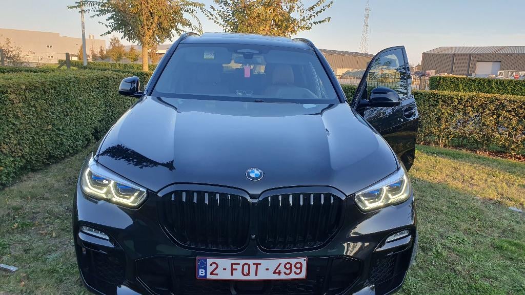 Blw x5 3.0d M-Pakket 7 plaats., Auto's, BMW, Automaat, 4 deurs, Zwart, Bruin
