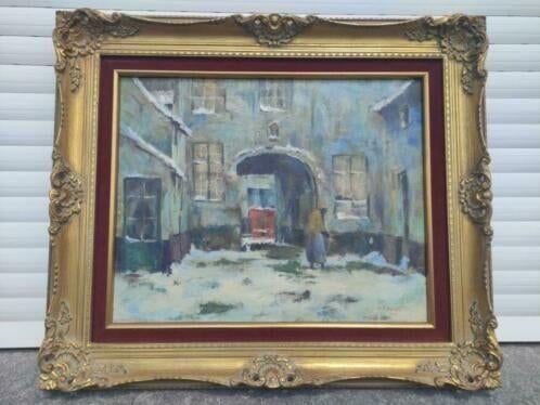 huile sur toile signe maurice van den bempt, Antiquités & Art, Enlèvement ou Envoi