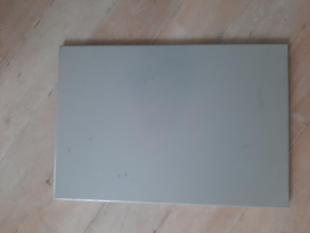 magneetbord Ikea 58 x 40 / zilver, Huis en Inrichting, Woonaccessoires | Memoborden, Ophalen, Gebruikt, Magneetbord