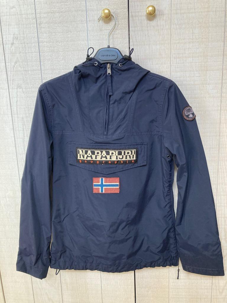 Marineblauwe jas Napapijri maat XS, Blauw, Ophalen of Verzenden, Zo goed als nieuw, Maat 34 (XS) of kleiner