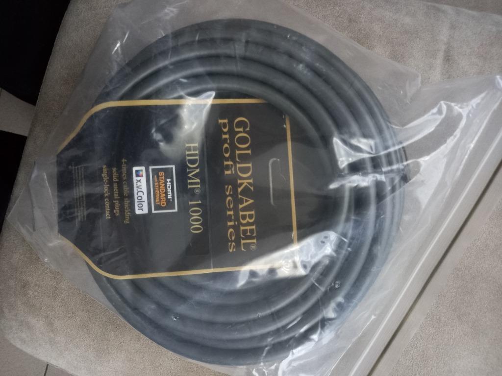 Cable hdmi Goldkabel professional alimentation hdmi, Enlèvement, Neuf