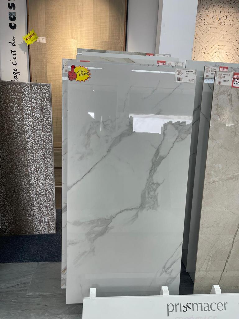✅Carrelage marbré 60x120 & 60x60 POLI rectifié 1er choix ‼️, Bricolage & Construction, Enlèvement