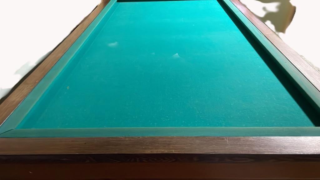 Drie banden Biljart tafel met verwarming, Ophalen, Gebruikt, Biljarttafel