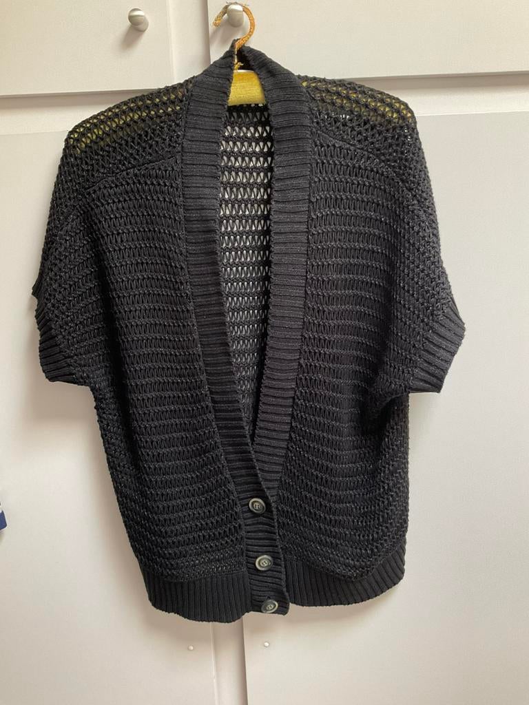 Zwarte gehaakte Cardigan maat xl, Kleding | Dames, Ophalen of Verzenden, Maat 46/48 (XL) of groter