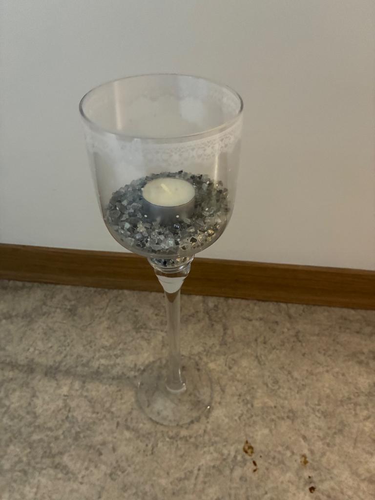 Glazn stolp voor kaarsen of versiering, Huis en Inrichting, Woonaccessoires | Kandelaars en Kaarsen, Overige materialen, 25 tot 50 cm