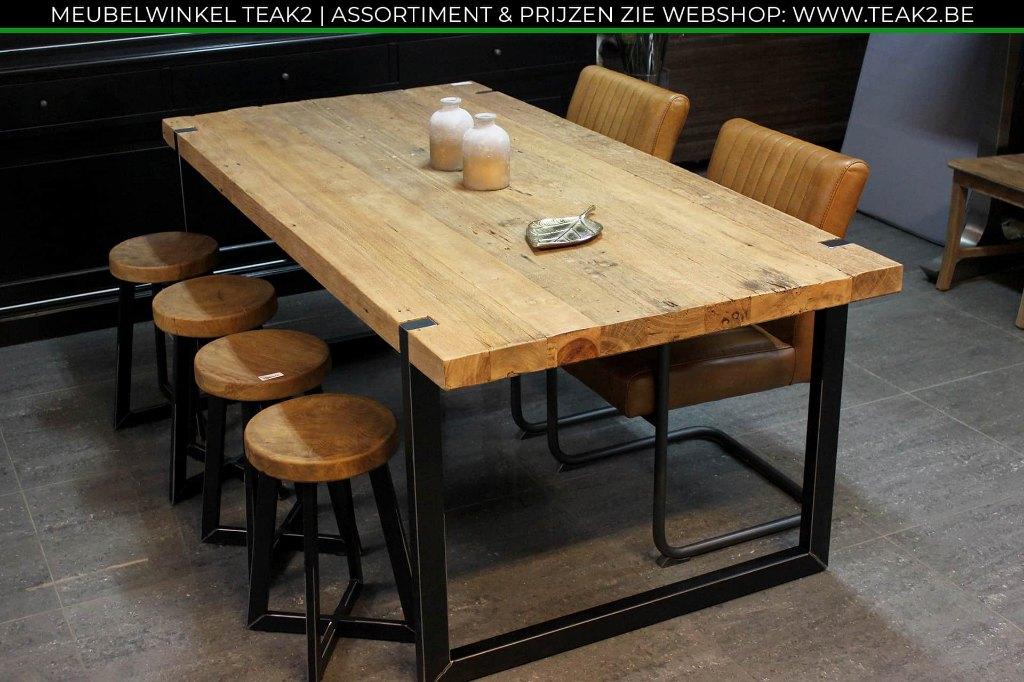 Nieuwe teak tafels - teakhouten eettafel bij TEAK2, Huis en Inrichting, Tafels | Eettafels, Ophalen of Verzenden, Nieuw, Teakhout