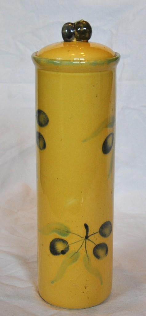 pot en faïence pour spaghetti décor provençale, Huis en Inrichting, Keuken | Servies, Gebruikt, Kom(men), Keramiek, Ophalen of Verzenden