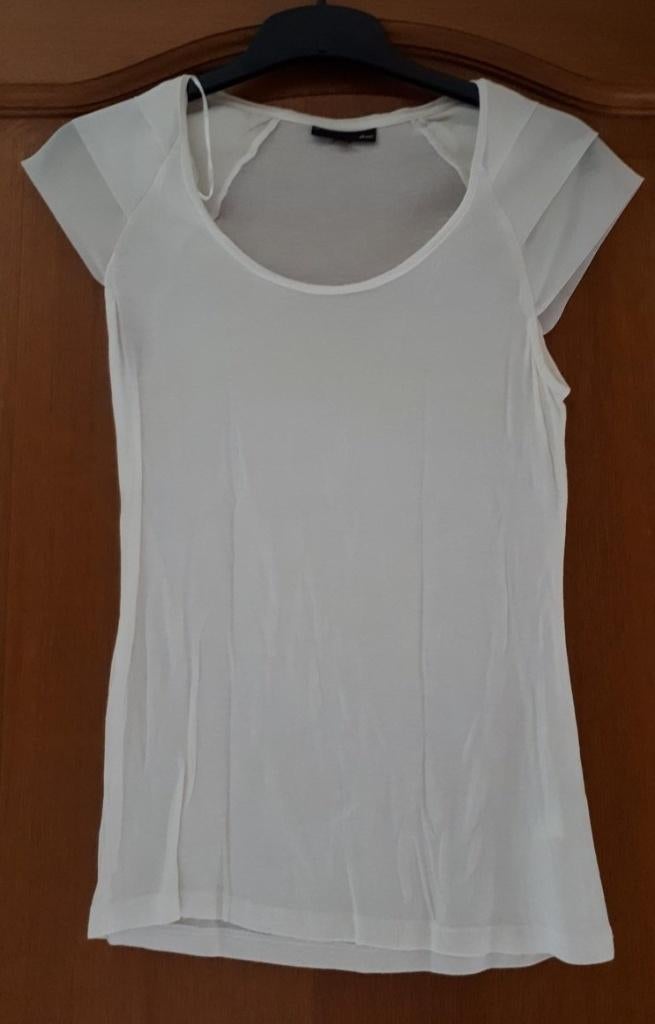 Tshirt - JBC - wit - maat XS - € 2.00, Kleding | Dames, Verzenden, Zo goed als nieuw, Korte mouw, Maat 34 (XS) of kleiner