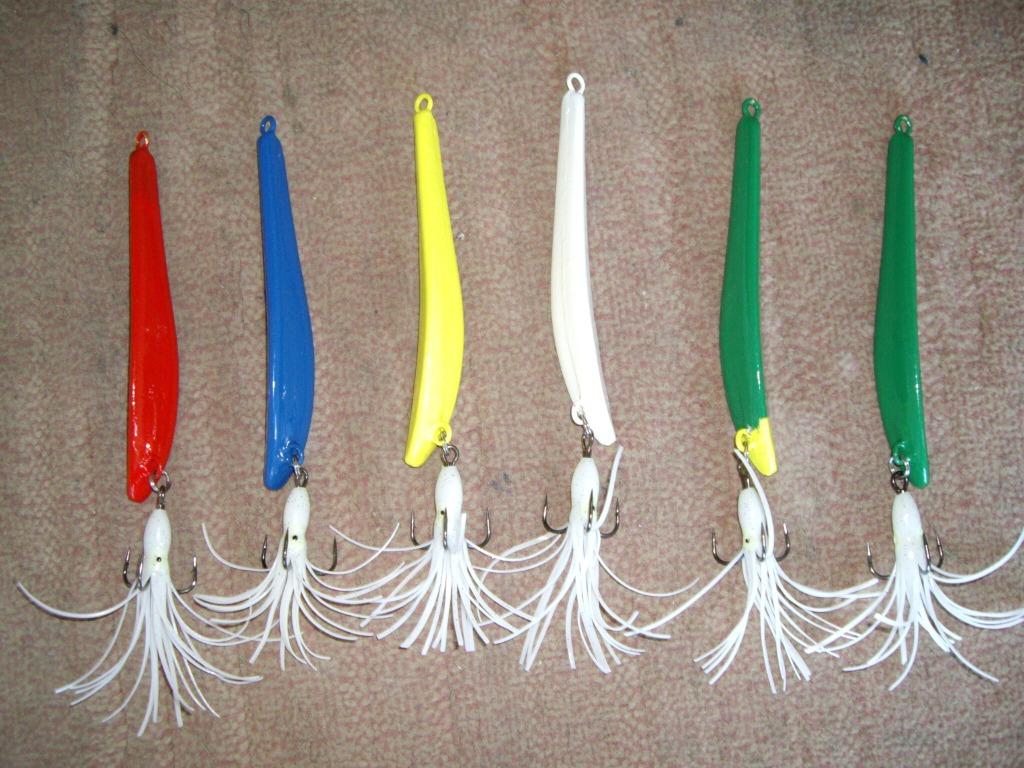 Bergman bananen vorm pilkers , in 260 - 400 en 450 gram, Ophalen of Verzenden, Nieuw, Dobber of Lood