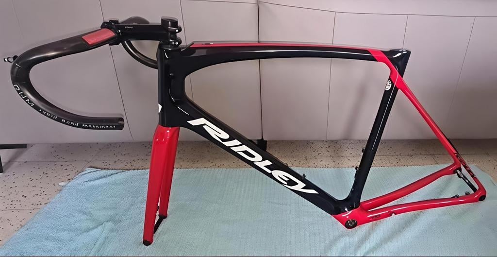 Ridley Fenix Slic (cadre L - 58) rouge/noir, Enlèvement ou Envoi, Vélo de course, Cadre, Utilisé