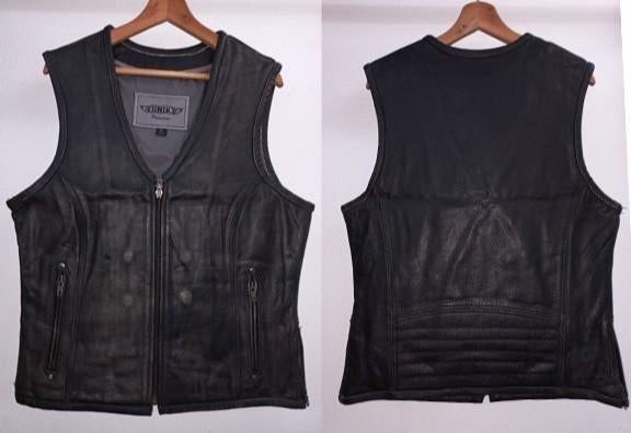 Nieuw leren motorvest, Motoren, Kleding | Motorkleding, Jas | leer, Dames, Heren, Kinderen, Nieuw met kaartje, Ophalen of Verzenden