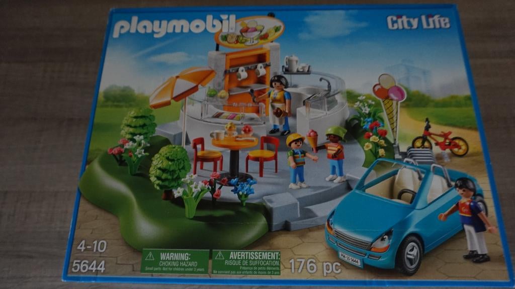 Playmobil City Life IJssalon 5644, Ophalen of Verzenden, Zo goed als nieuw, Complete set