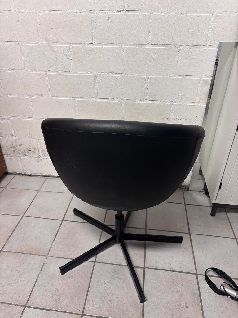 Bureaustoel zwart (2x), Ophalen, Gebruikt, Zwart, Bureaustoel