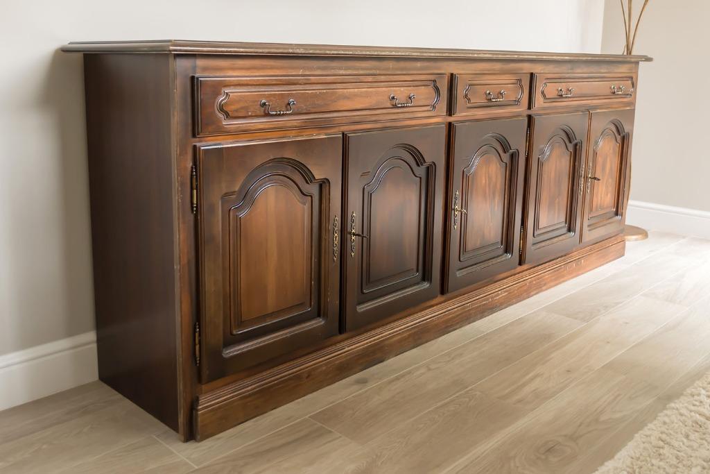 Massieve dressoir in kerselaar, Ophalen, Gebruikt, Met deur(en), Klassiek