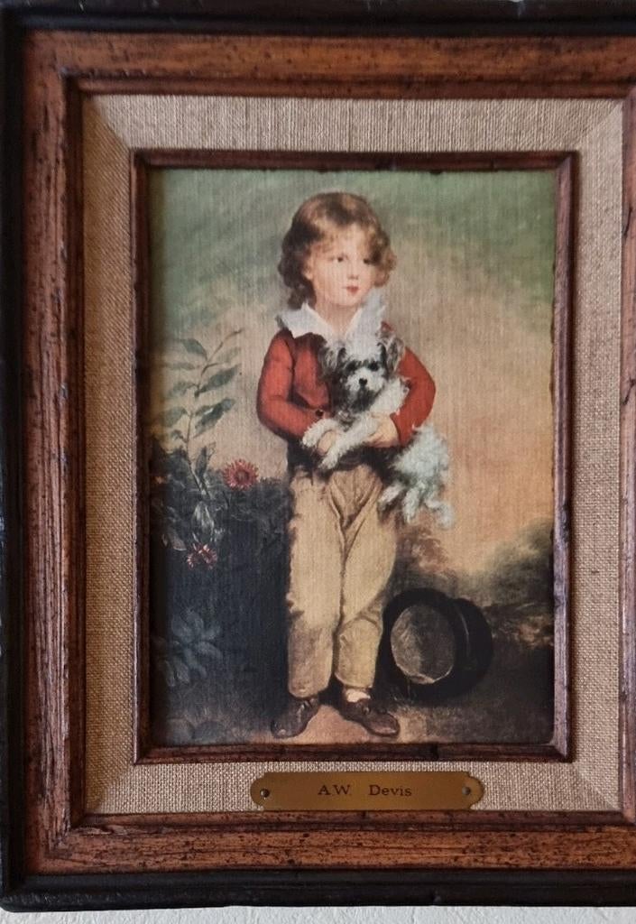 Schilderij A.W.Devis replica, Antiek en Kunst, Ophalen