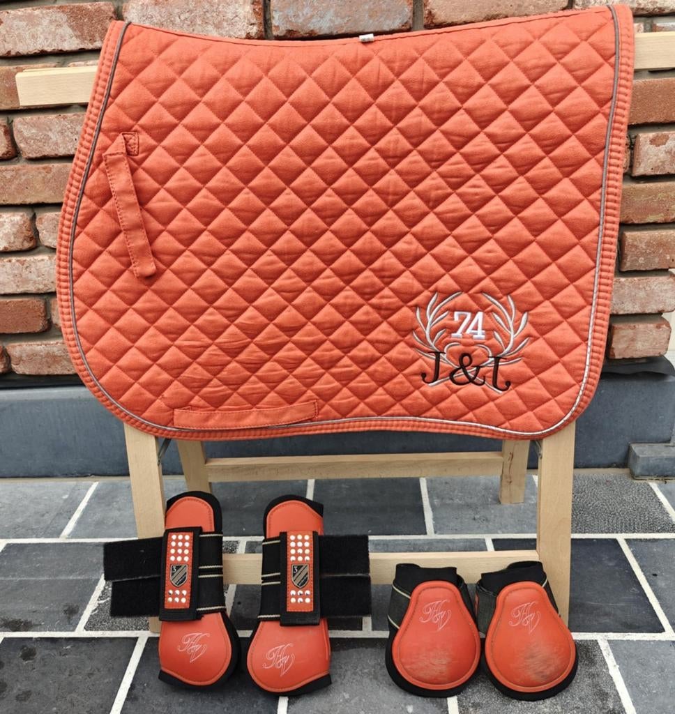 Couvre-cheval Harry's + bottines à tendon HV Polo, Enlèvement ou Envoi, Comme neuf