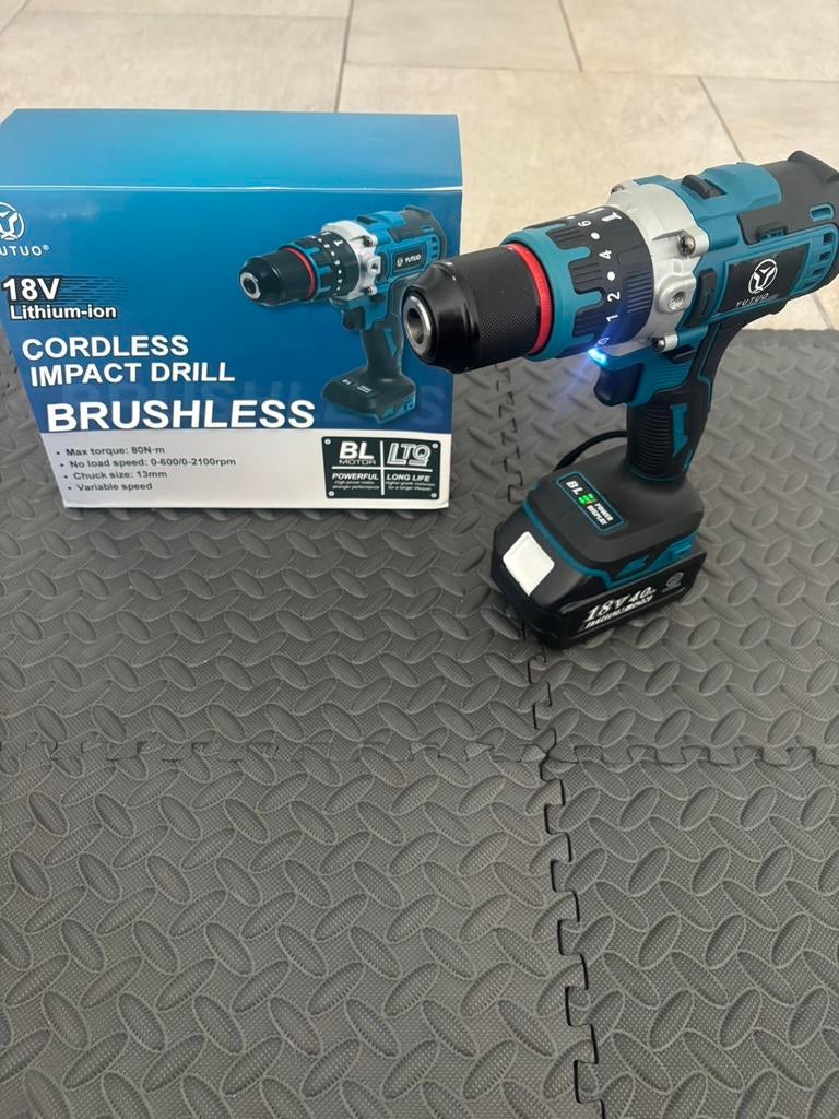 NIEUW Complete 18VBrushless Accu Gereedschap Set (10 Accu’s), Ophalen, Nieuw