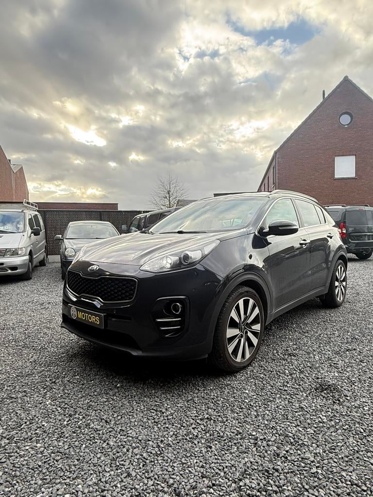 Kia Sportage 1.7 CRDi – Automaat – 2017 – 218.000 km, Auto's, 4 cilinders, 0 kg, Zwart, Leder