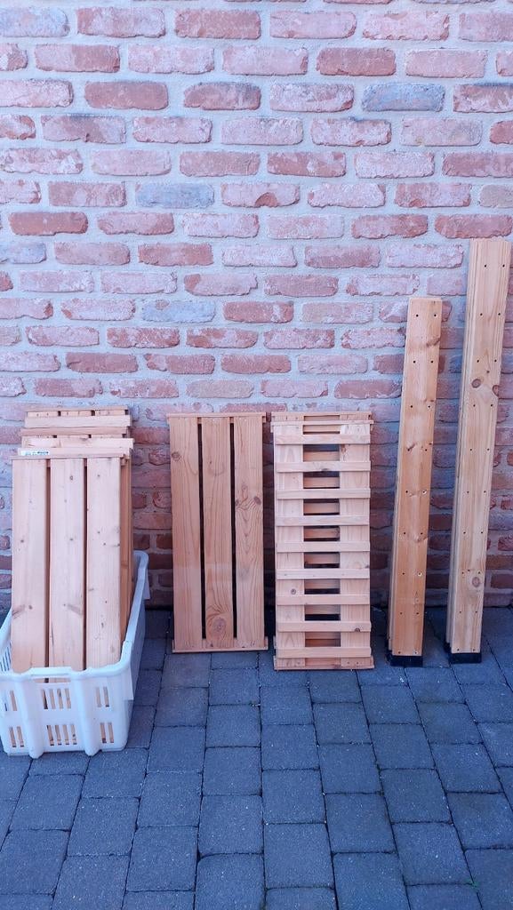 Houten rekken IKEA, Ophalen