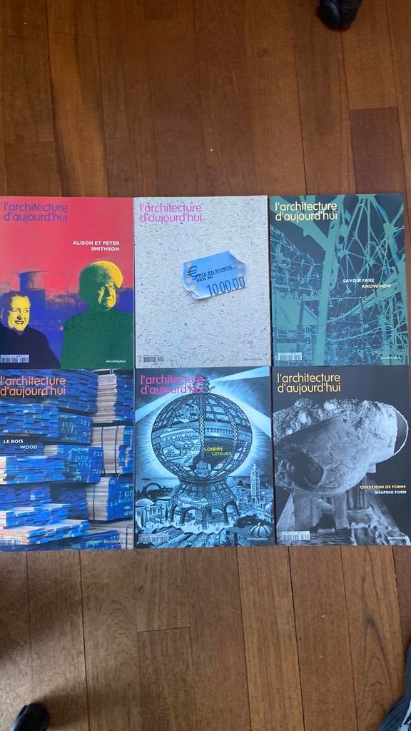 6 magazines l'architecture d'aujourd'hui de 2003, Livres, Enlèvement ou Envoi, Neuf