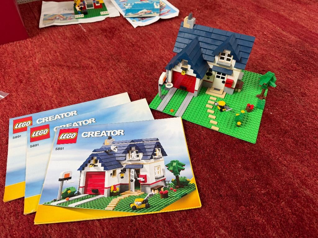 Lego 5891 Creator Huis, Kinderen en Baby's, Ophalen, Zo goed als nieuw, Complete set, Lego