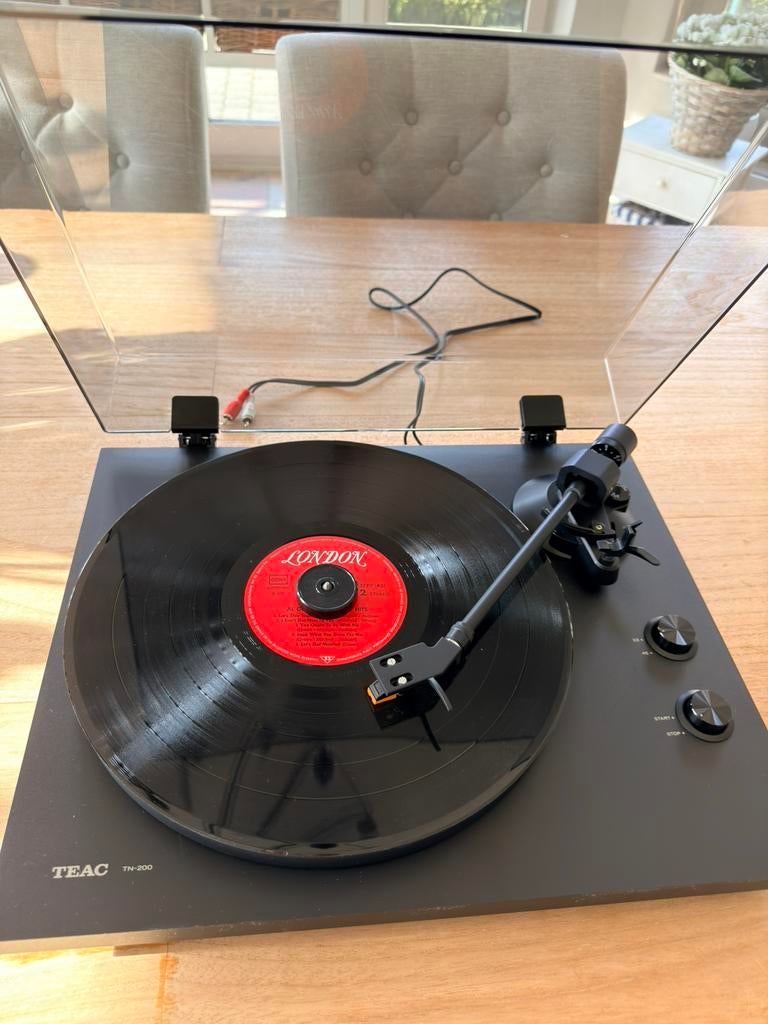 Platenspeler - Zwart, Enlèvement, Comme neuf, Tourne-disque, Connexion USB