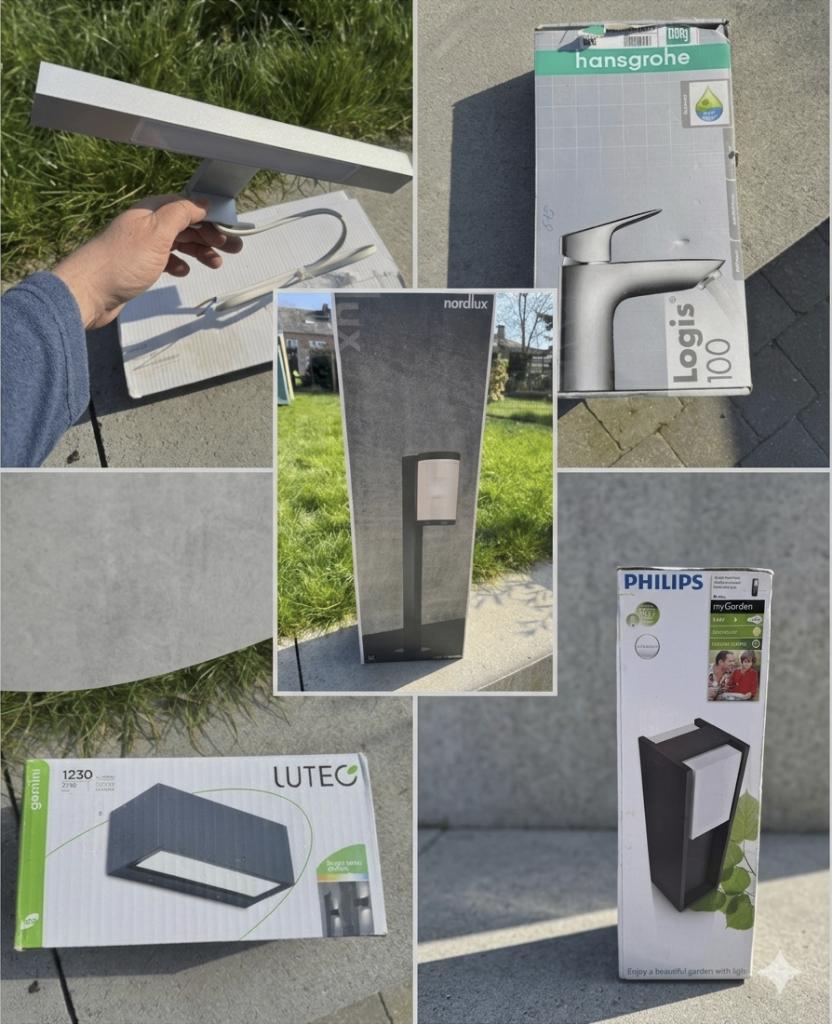 Lot complet éclairage extérieur – matériel NEUF, Ophalen, Nieuw, Led