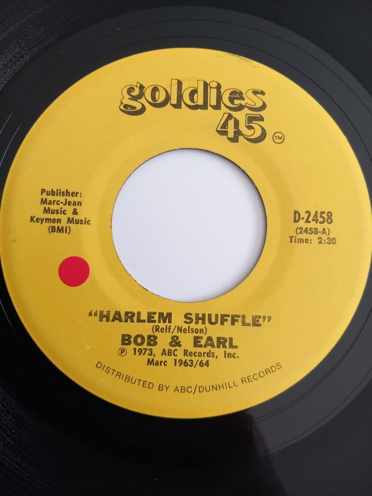 BOB & EARL.  HARLEM SHUFFLE. R&B USA  45T, Enlèvement ou Envoi, R&B