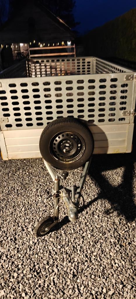 Aanhangwagen enkelas 750kg, Autos : Divers, Remorques, Enlèvement, Utilisé