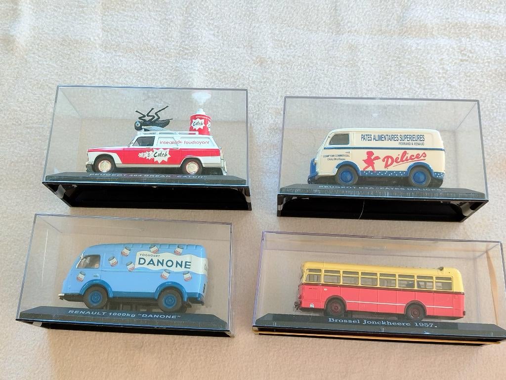 Lot nr.5 _ 4 miniatures Altaya  (à partir de 7,50€), Enlèvement ou Envoi, Comme neuf, Bus ou Camion, Autres marques