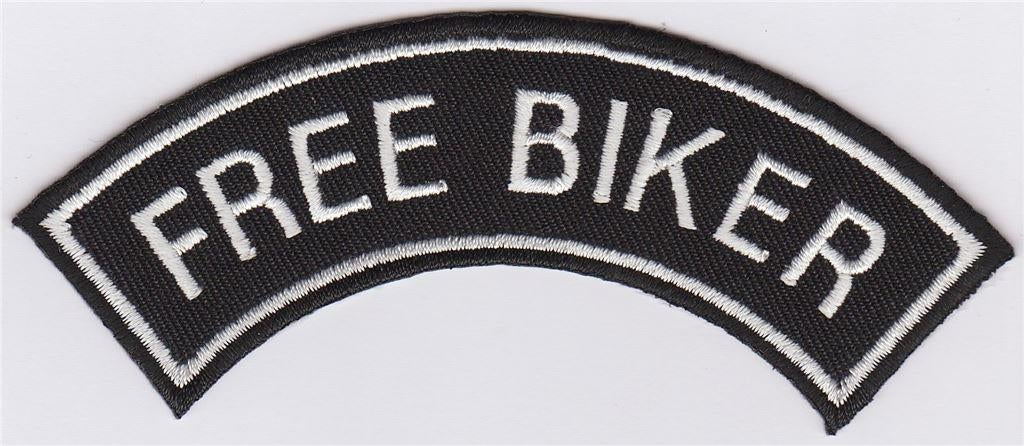 Free Biker stoffen opstrijk patch embleem #2, Envoi