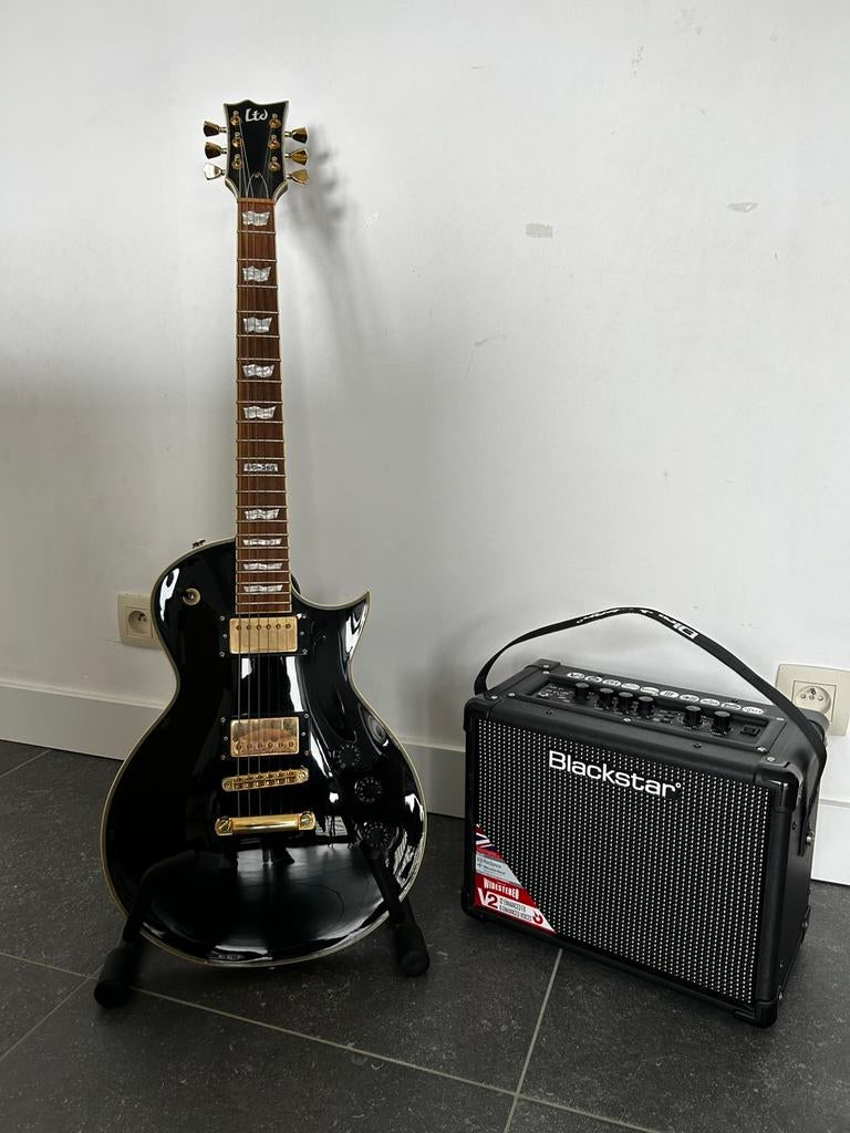 ESP LTD ec-256 met versterker, Muziek en Instrumenten, Ophalen, Zo goed als nieuw, Met versterker