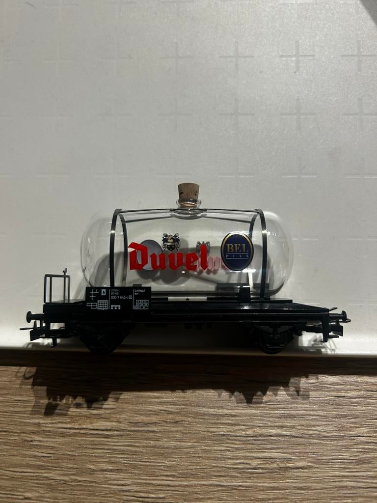 Glazen ketelwagen Duvel, Ophalen, Nieuw, Wagon, Märklin