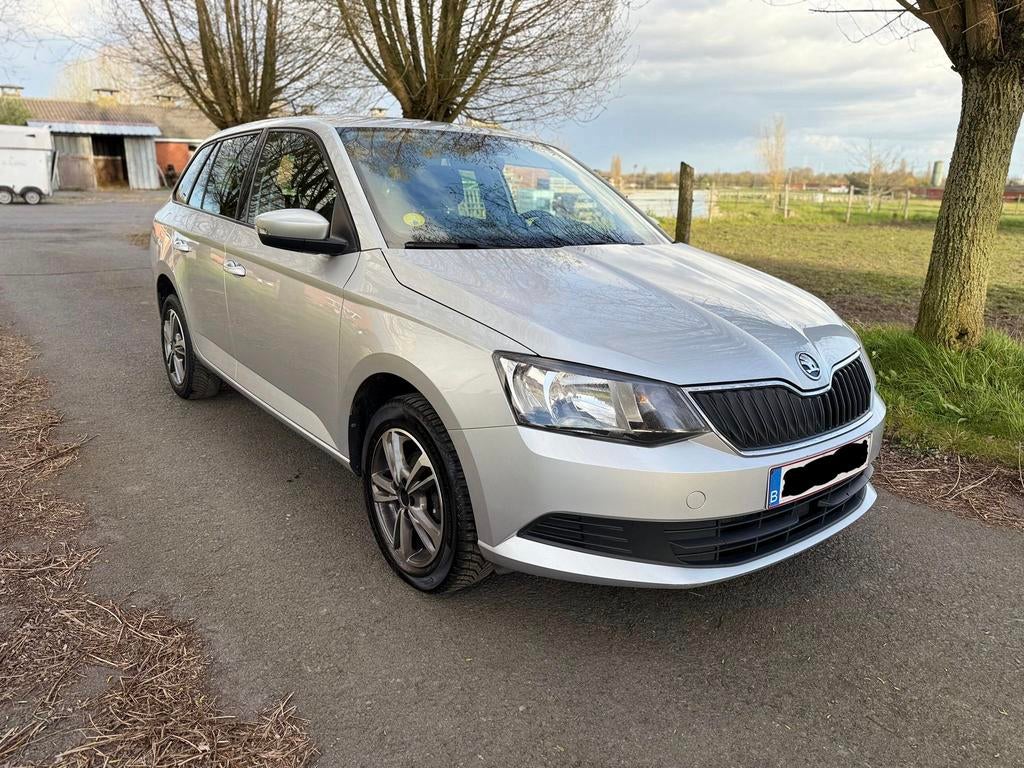Skoda Fabia 1.4 TDi Break ACC 2015, Auto's, Voorwielaandrijving, Euro 5, Stof, Zwart
