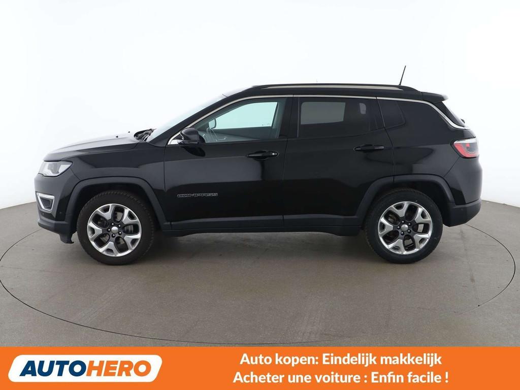 Jeep Compass 1.4 M-Air Limited FWD, Autos, Jeep, Cuir, Achat, Noir, 140 ch