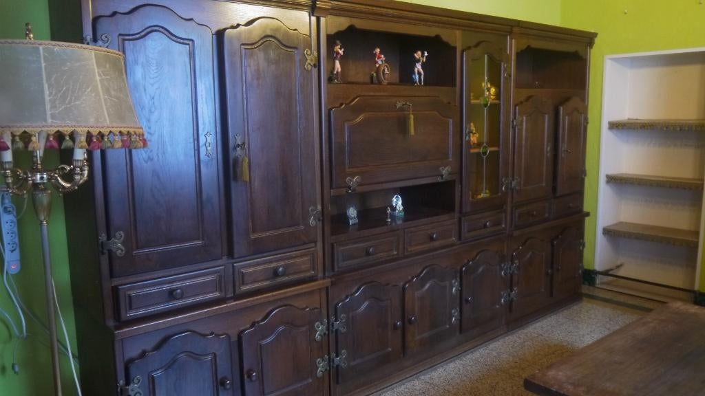 Eikenhouten eetkamermeubilair, Huis en Inrichting, Complete eetkamers, Ophalen, Gebruikt, Vintage