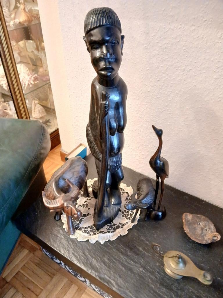 Afrikaanse beelden, Antiek en Kunst, Ophalen