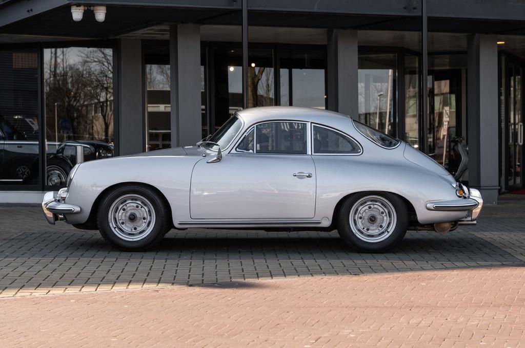 Porsche 356 COUPÉ B (bj 1963), Stof, Zwart, Bedrijf, 82 pk