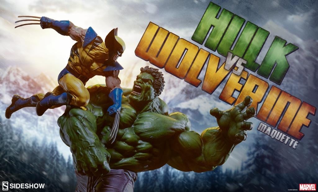 Wolverine Vs. Hulk - Sideshow Collectibles, Ophalen, Nieuw