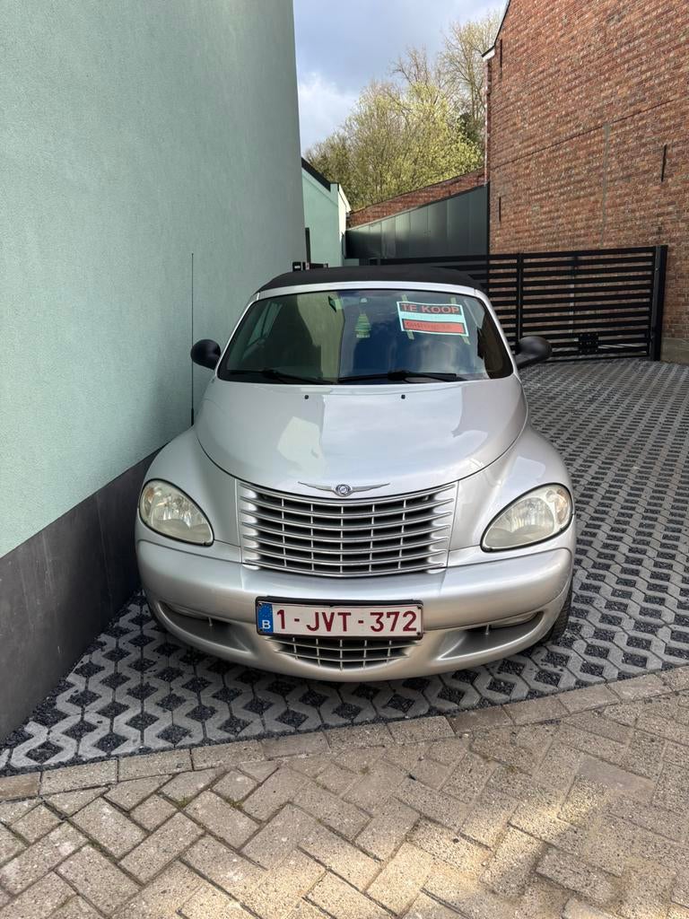 Grijs metallic ptcruiser cabriolet 136 pk turbo, Autos, Chrysler, Cuir, Argent ou Gris, Achat, Cabriolet