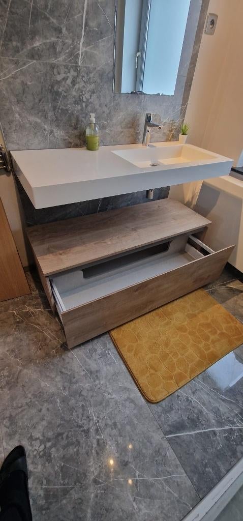 Meuble salle de bain, Maison & Meubles, Comme neuf, 100 à 150 cm, Enlèvement, Autres types