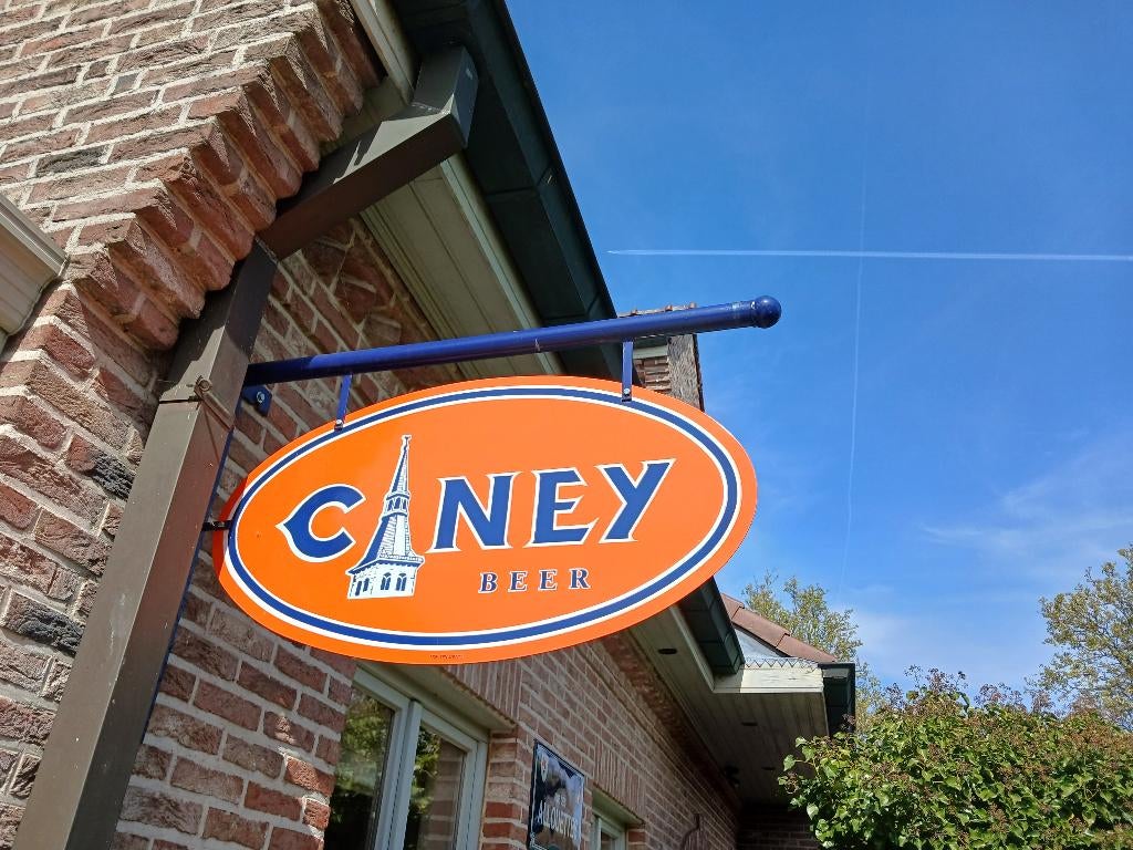 Assiette Ciney, Enlèvement, Utilisé, Panneau publicitaire