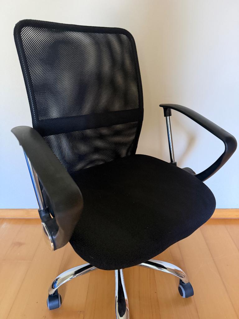 Bureaustoel, Huis en Inrichting, Ophalen, Gebruikt, Zwart, Bureaustoel