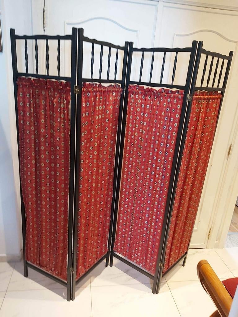 Paravent 4 panneaux.
Dimensions : H168 x L42 x P10, Huis en Inrichting, Woonaccessoires | Kamerschermen, Ophalen