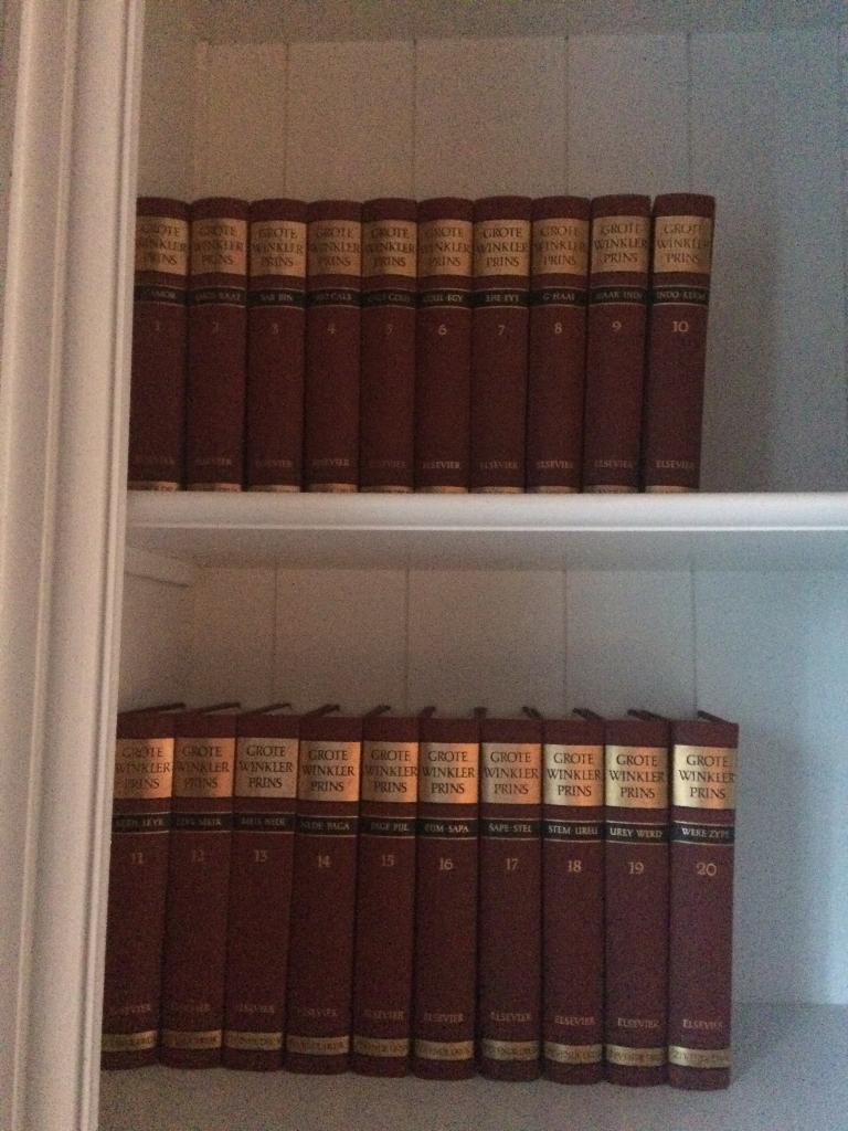 Grote Winkler Prins 20 delige encyclopedie, Enlèvement, Comme neuf, Autres sujets/thèmes, Série complète