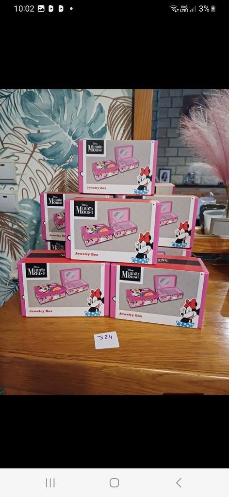 Boîte à bijoux minnie neuf, Enlèvement ou Envoi