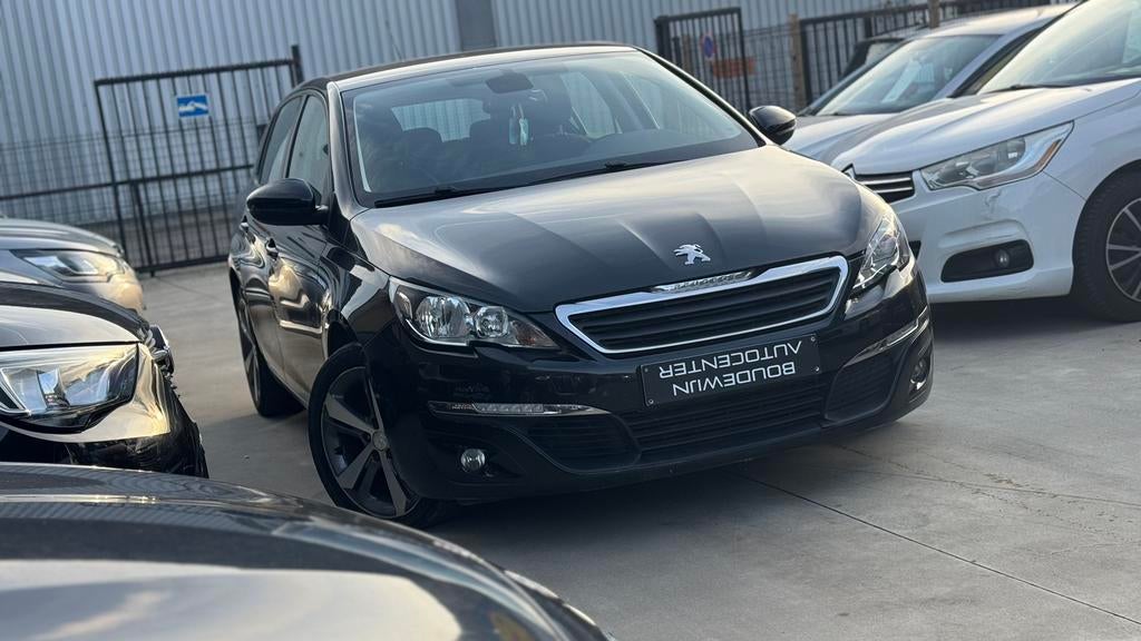 Peugeot 308 1.2Benzine 2015 118.xxxkm /Garantie/Stadswagen, Autos, Peugeot, Achat, Entreprise, Noir, 5 portes